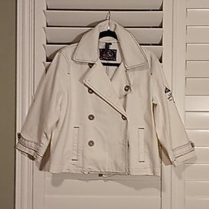 Lauren Jeans White Coat